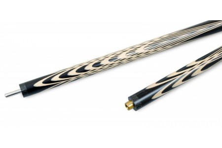 Кий / пирамида 2-pc "Тюльпан" (черный граб, граб)